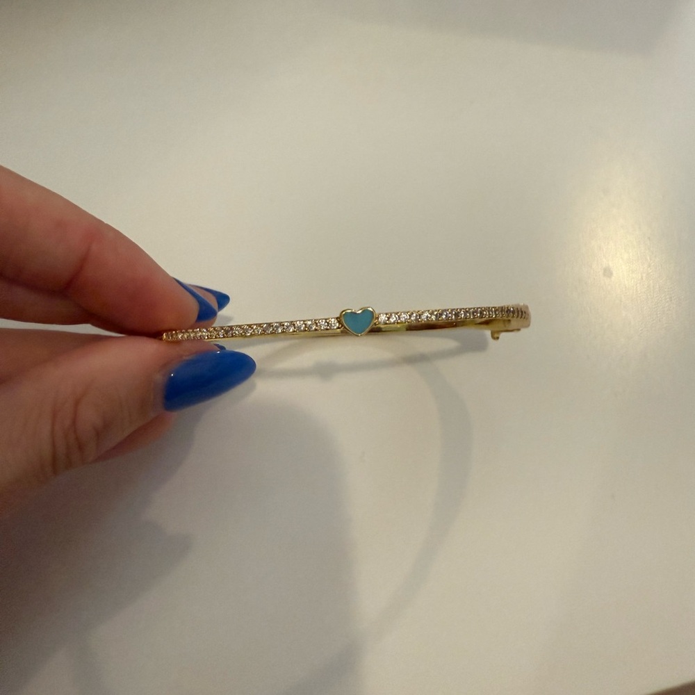 Praha Blue Heart Bracelet